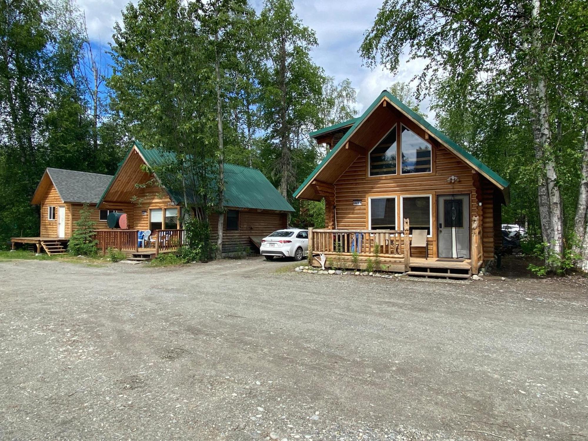 Talkeetna Log Cabin With Hot Tub Unit 2 Exterior foto