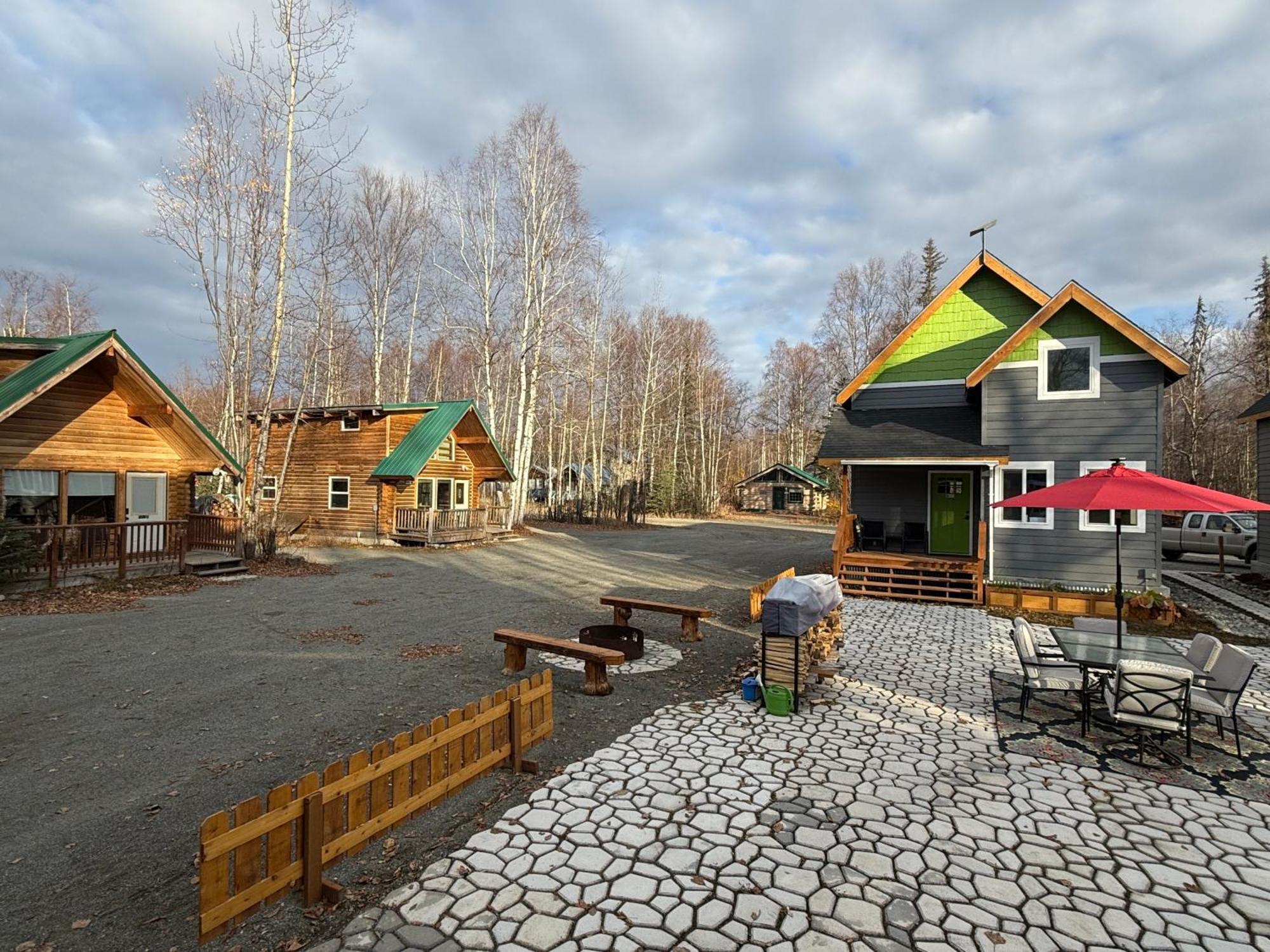 Talkeetna Log Cabin With Hot Tub Unit 2 Exterior foto