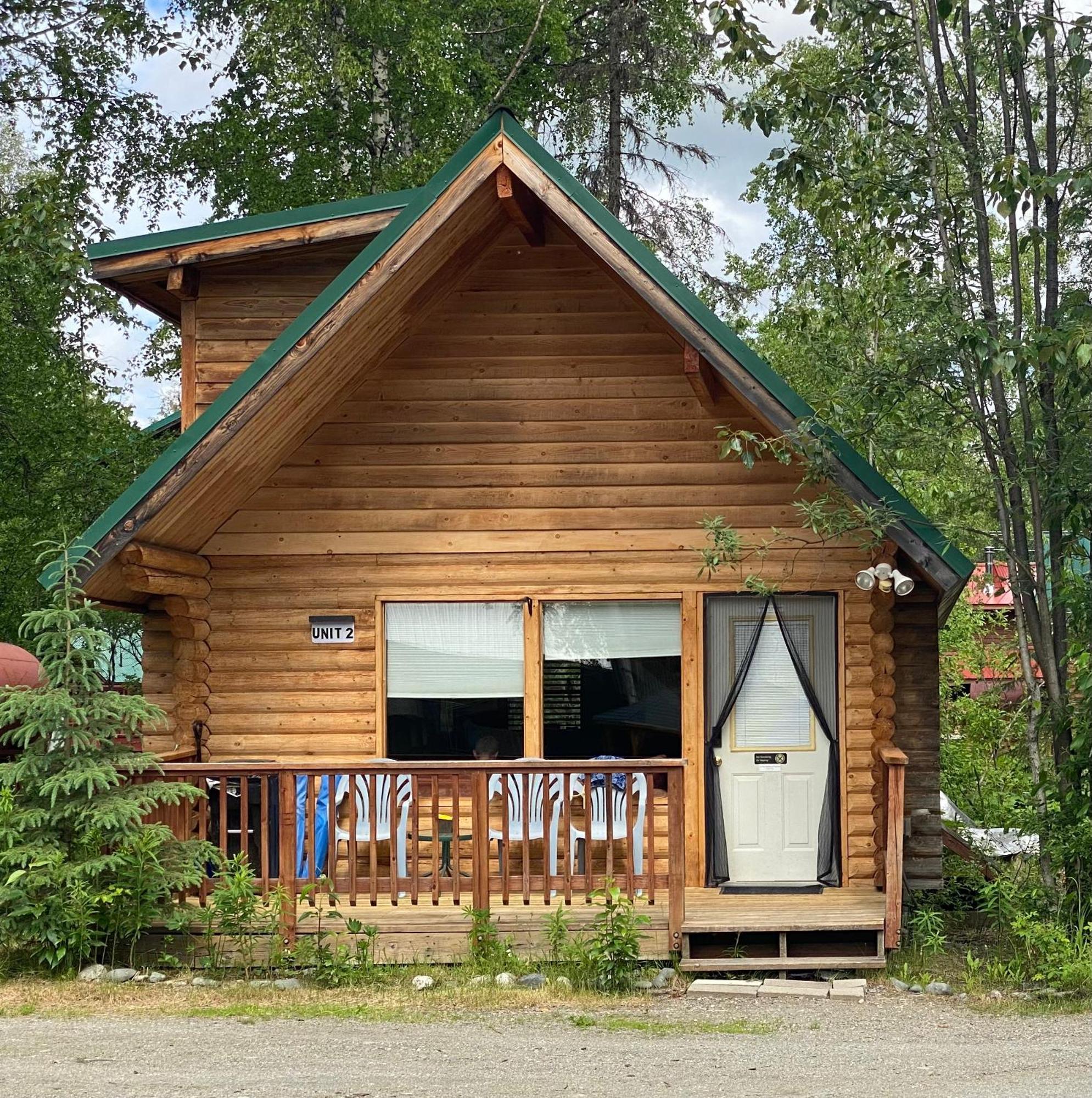 Talkeetna Log Cabin With Hot Tub Unit 2 Exterior foto