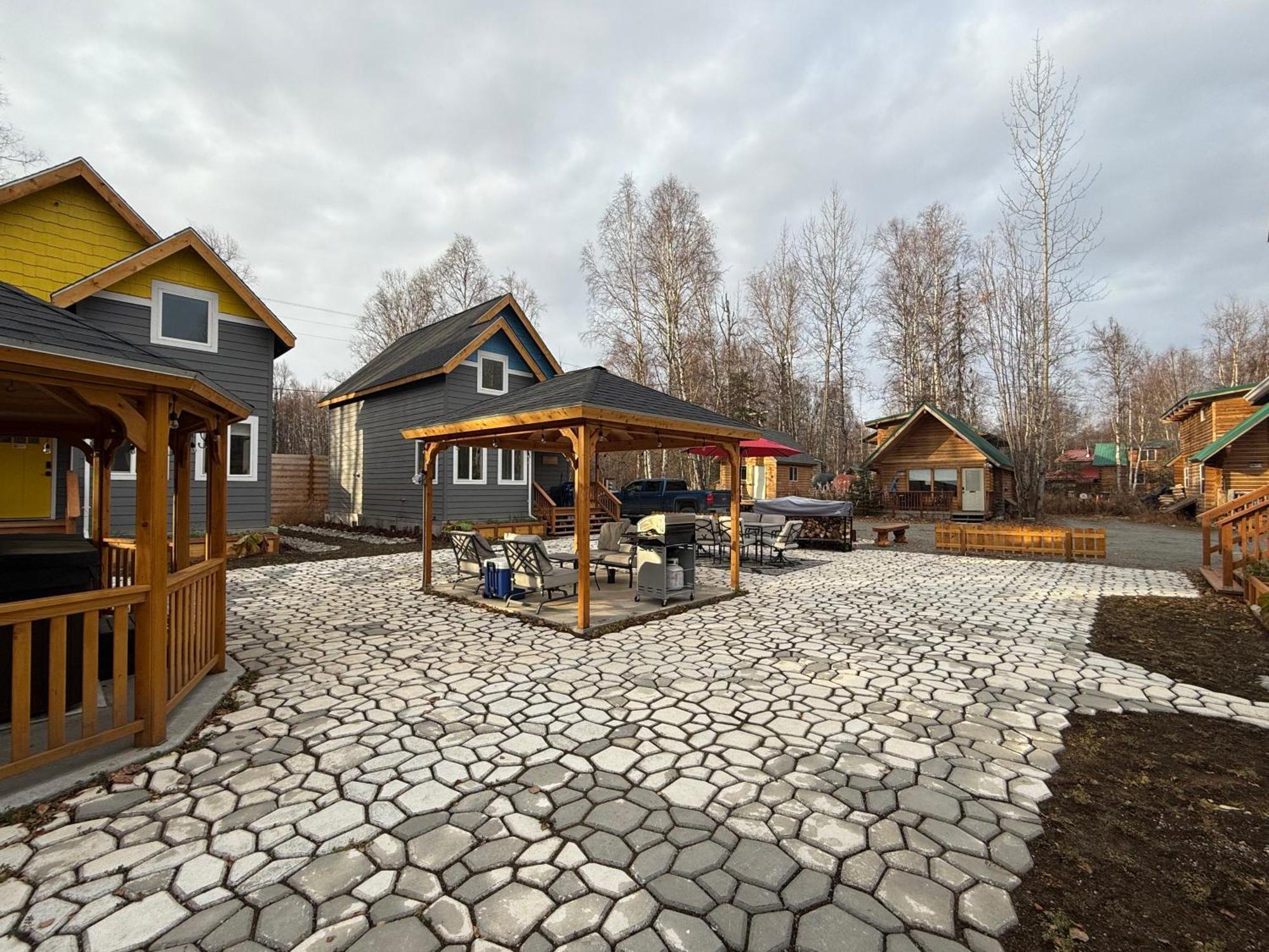 Talkeetna Log Cabin With Hot Tub Unit 2 Exterior foto